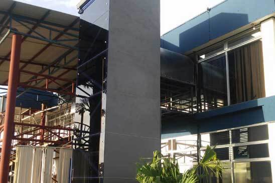 Ductos o estructuras autoportables - Elevadores Centroamericanos Int - Costa Rica